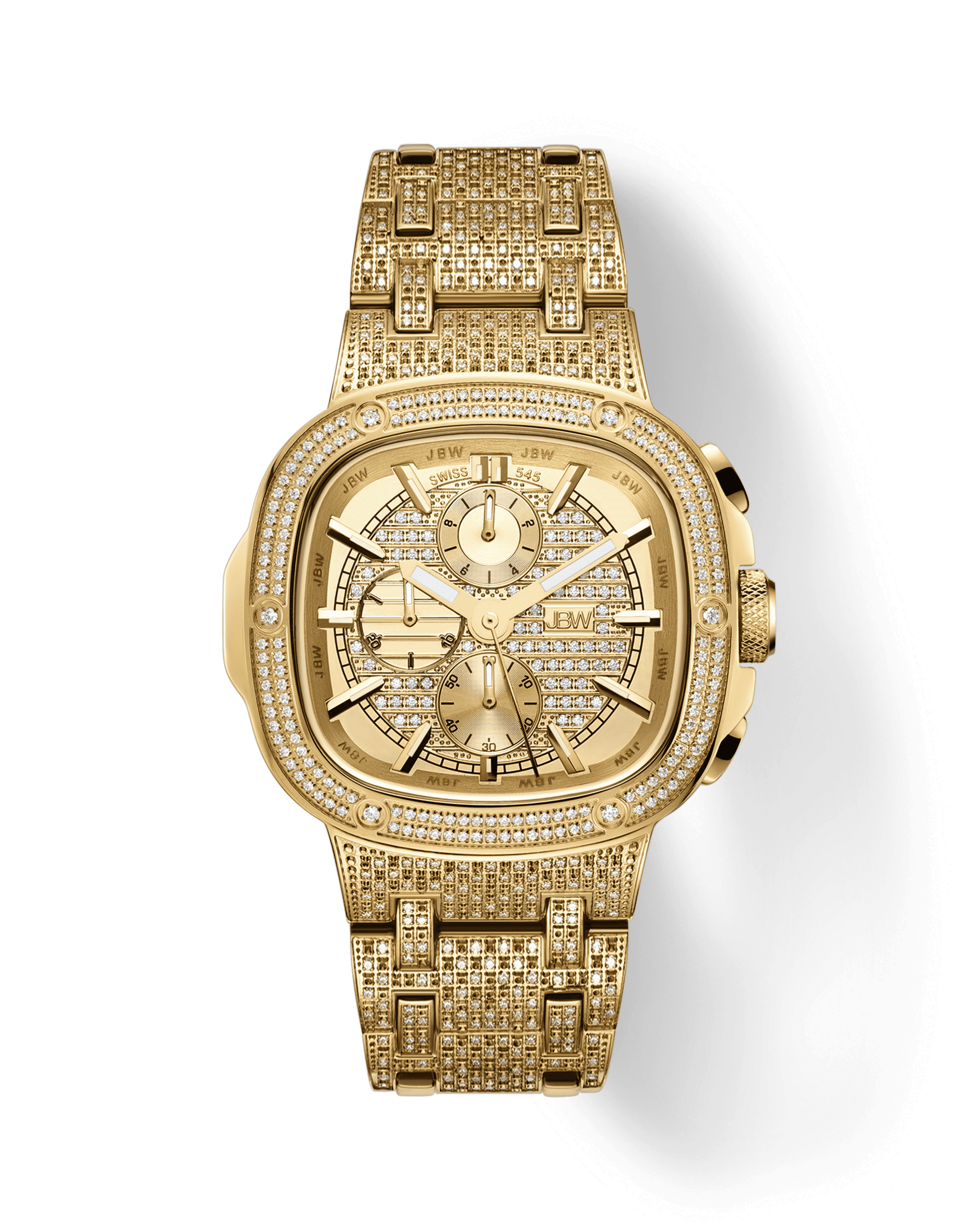 Silver best sale diamond watch