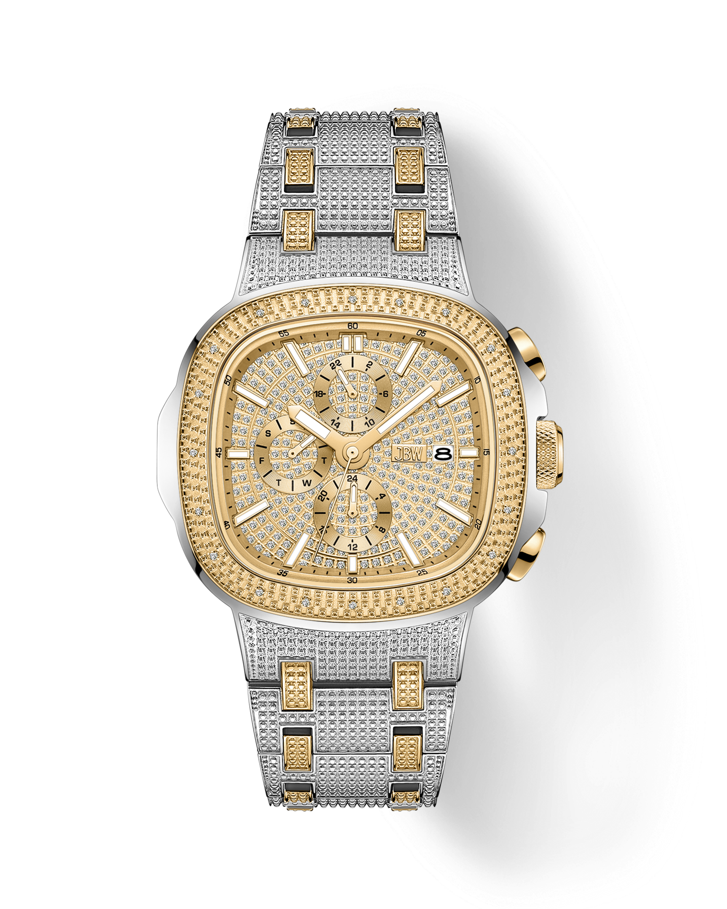 JBW Heist J6380B Men s Two Tone Diamond Watch JBW Watches