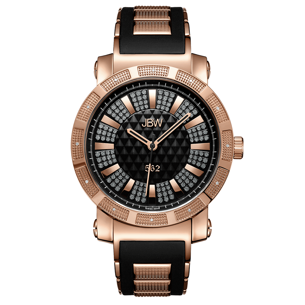 JBW 腕時計 メンズ用 JBW Men's Rose Gold Diamonds Watch 6225L 