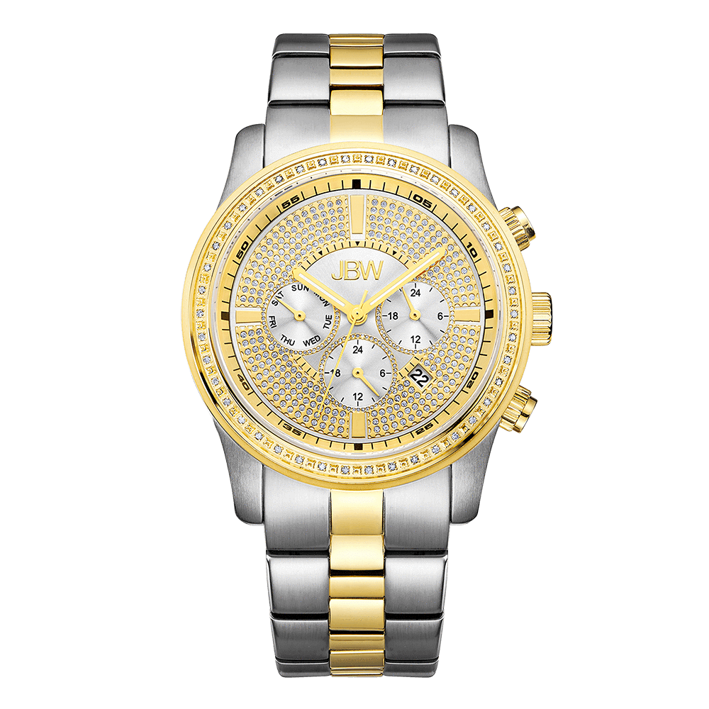JBW Vanquish J6337A Men s Two Tone Gold Diamond Watch JBW Watches