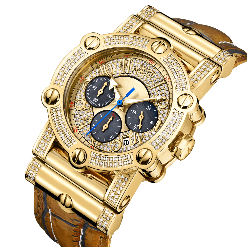 JBW Phantom 10 YR JB-6215-10C | Men's Gold Diamond Watch – JBW Watches