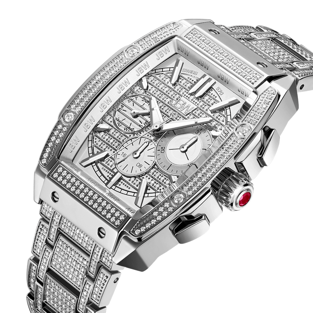 JBW Echelon Platinum Series PS570B | Men's Diamond Watch – JBW Watches