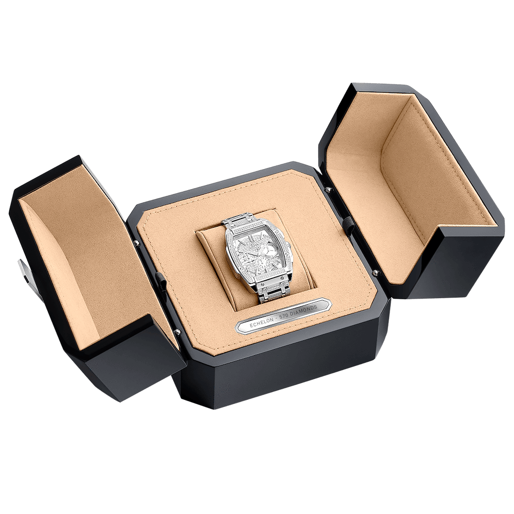 JBW Echelon Platinum Series PS570B | Men's Diamond Watch – JBW Watches