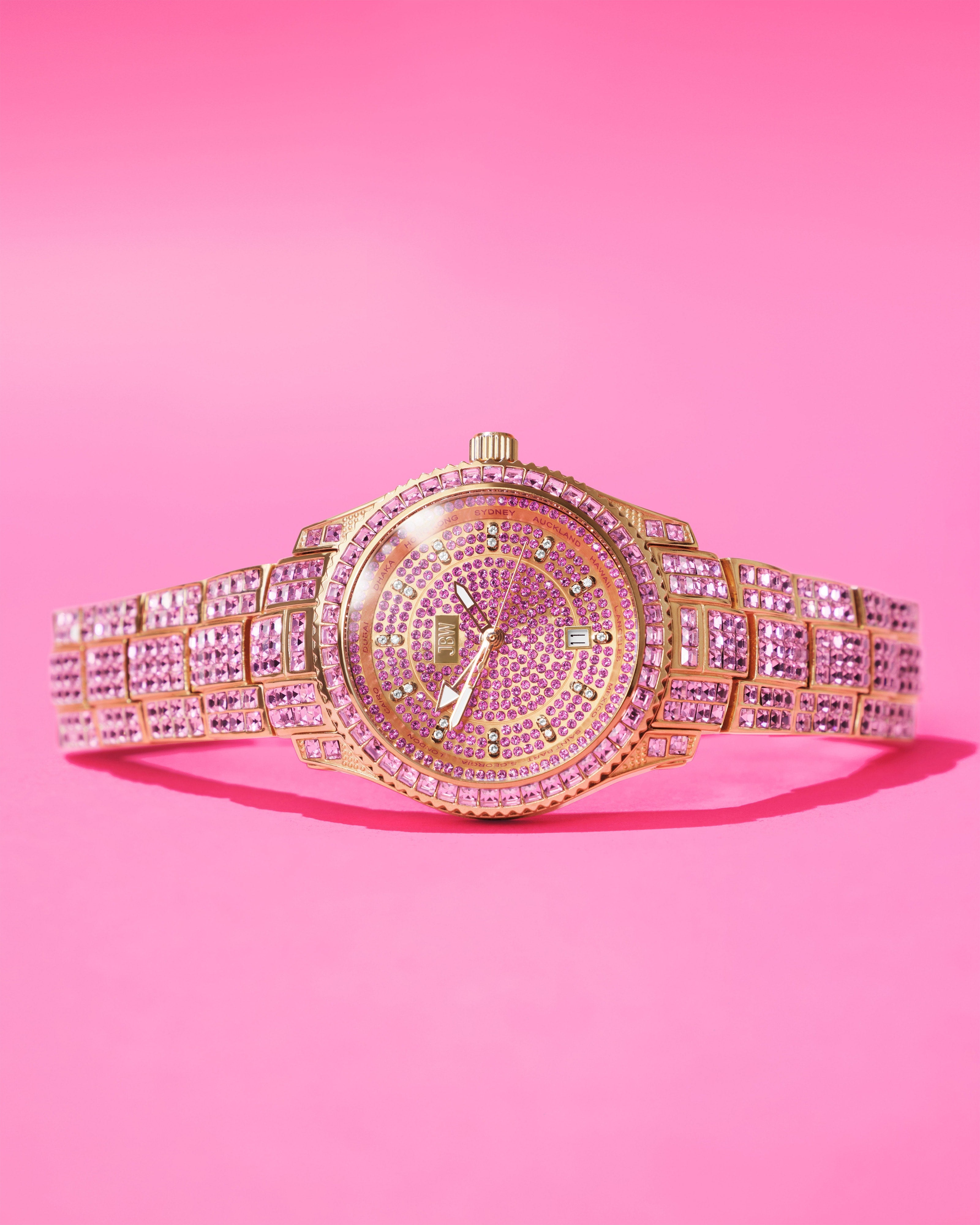 JBW Jet Setter GMT Pink Gold | J6413C – JBW Watches
