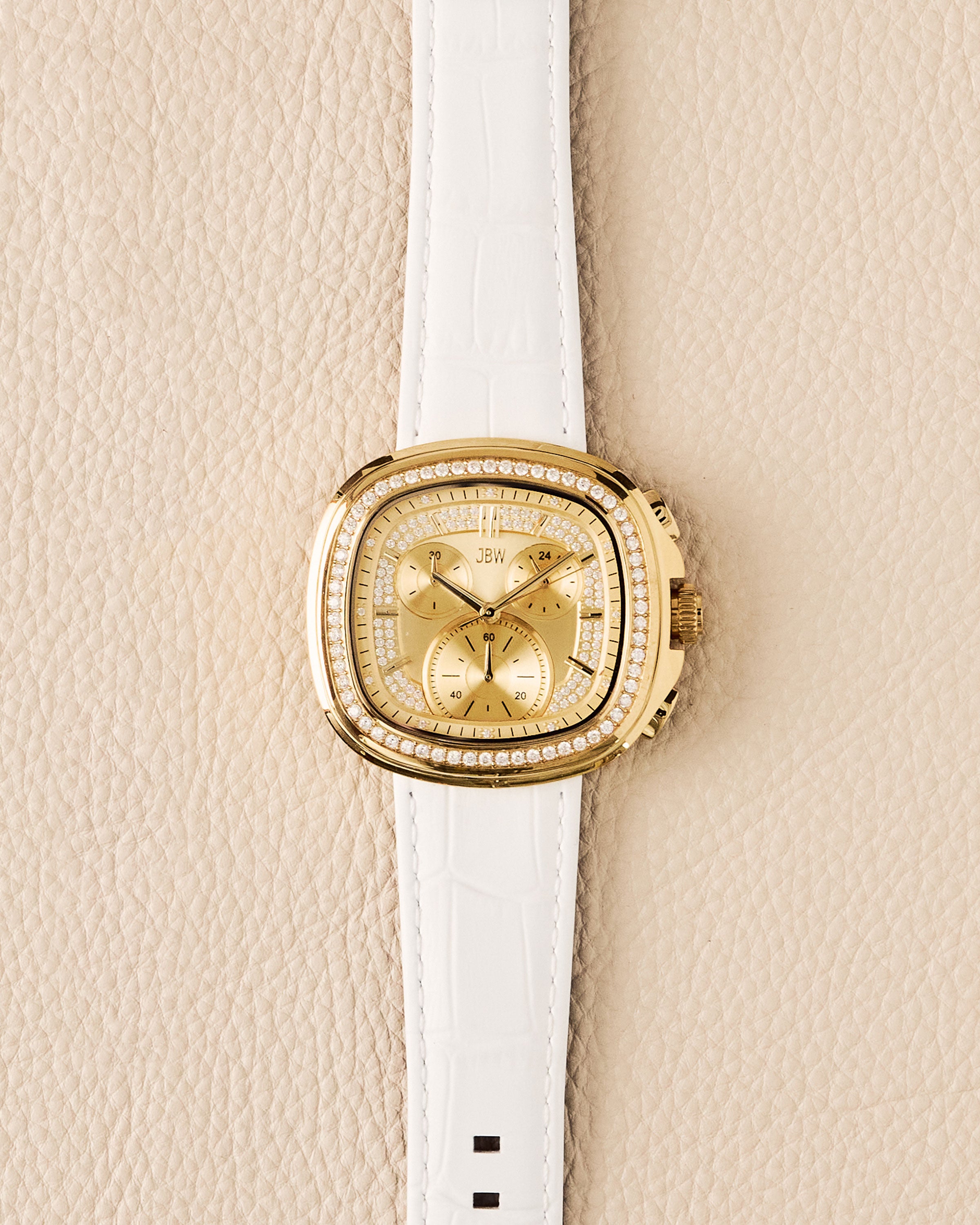 イタリア製 オクタゴンシェイプ シャビーアンティーク ホワイト ゴールド Coast | J6415A – JBW Watches