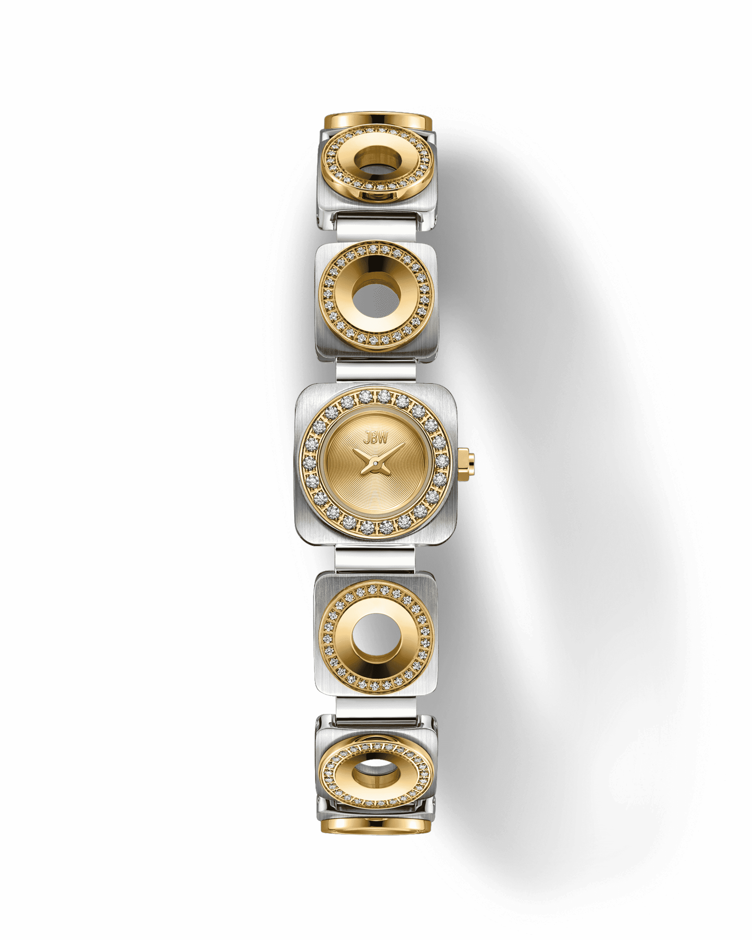 jbw chasm petite j6401c unisex two tone diamond watch Flash Sales