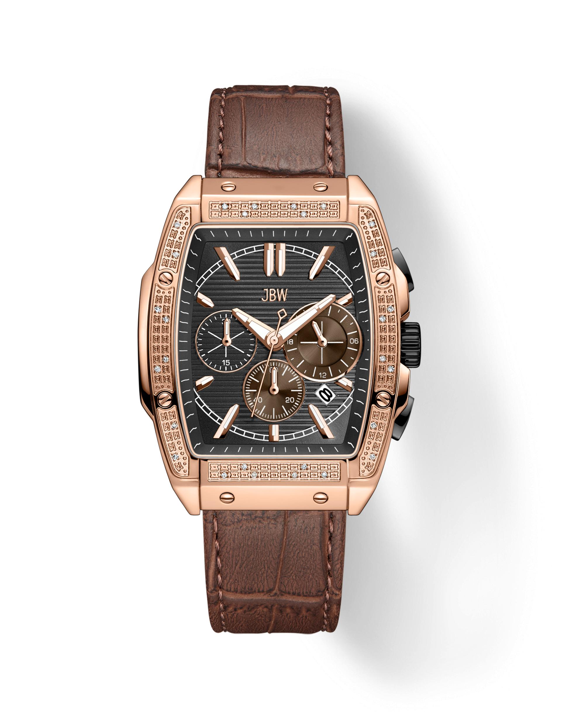 JBW Echelon J6379D Men's Rose Gold Diamond Watch – JBW Watches