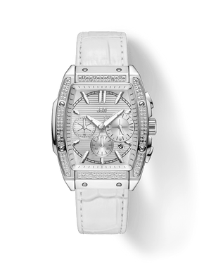 JBW Echelon J6379C | Men's Stainless Steel Diamond Watch