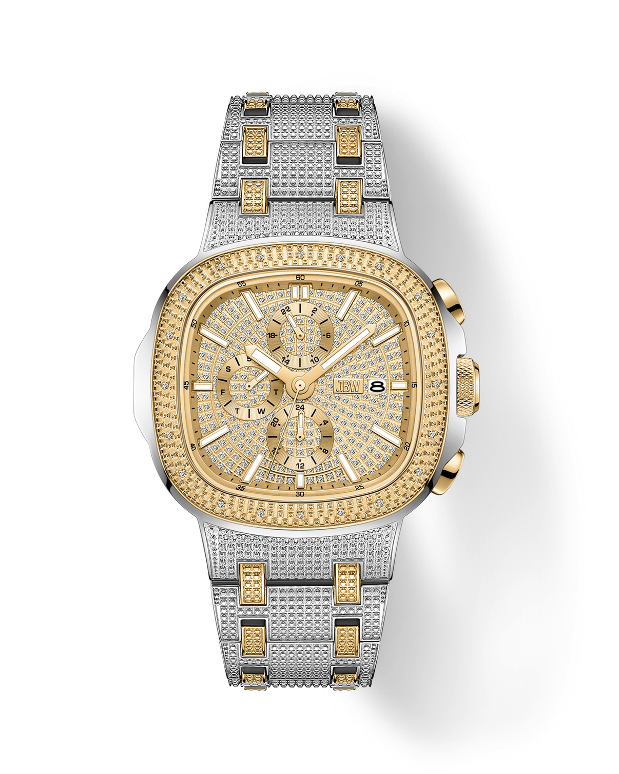 JBW Heist J6380B Men's TwoTone Diamond Watch JBW Watches