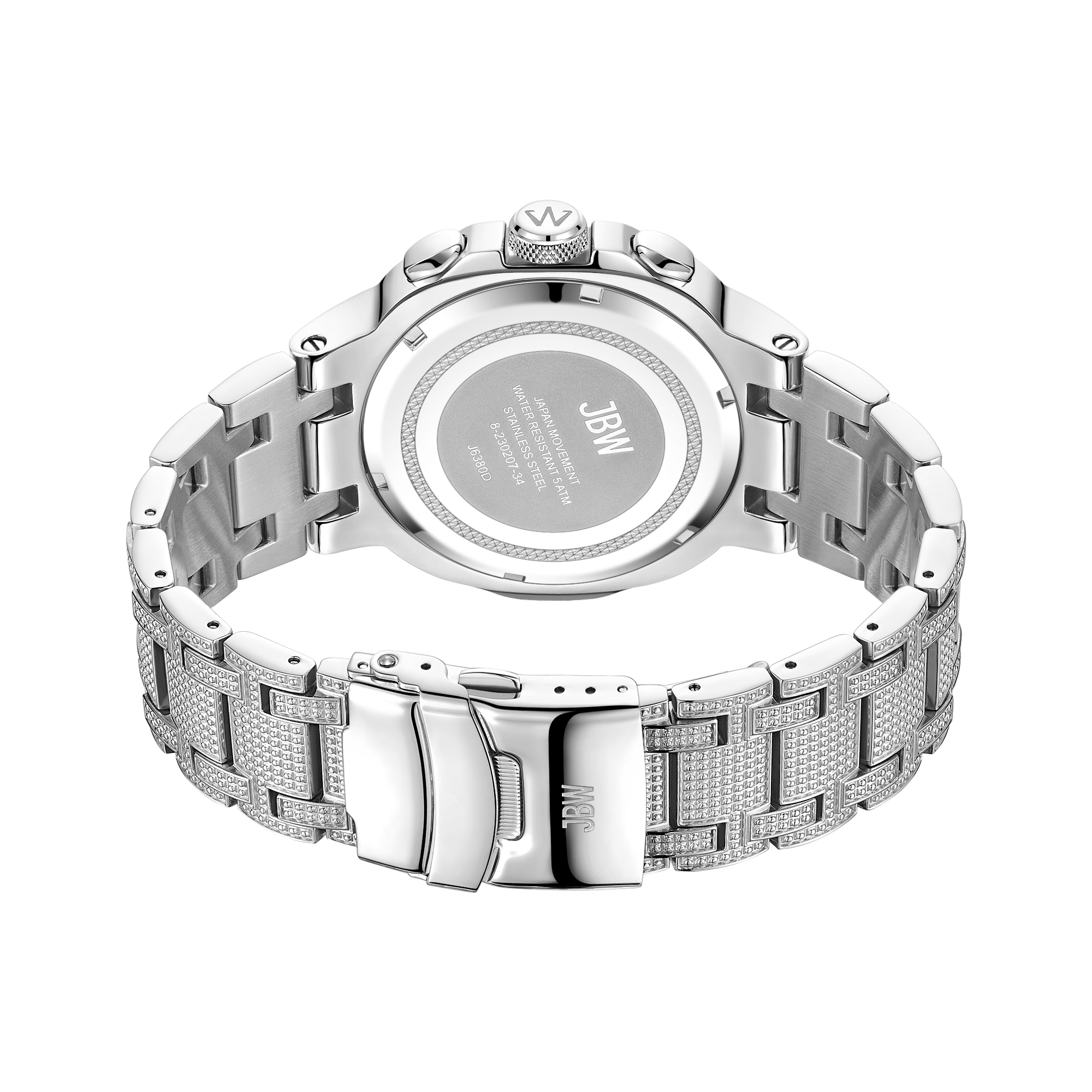 JBW Heist J6380D Men's Stainless Steel Diamond Watch JBW Watches