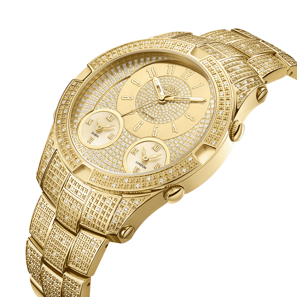 JBW Jet Setter III J6348A | Men's Gold Diamond Watch – JBW Watches