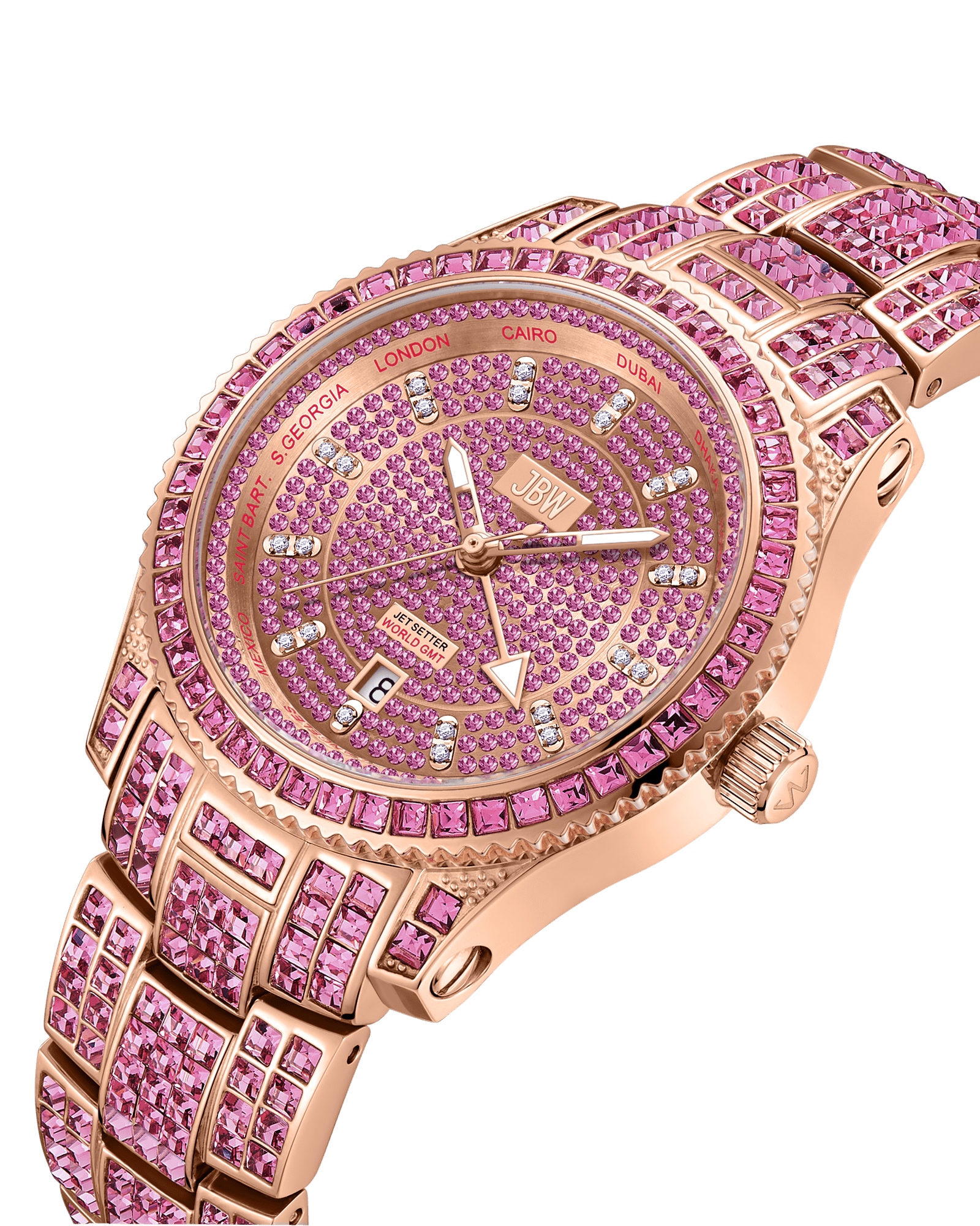 RESERVE Jet Setter GMT Pink Gold R6393E JBW Watches