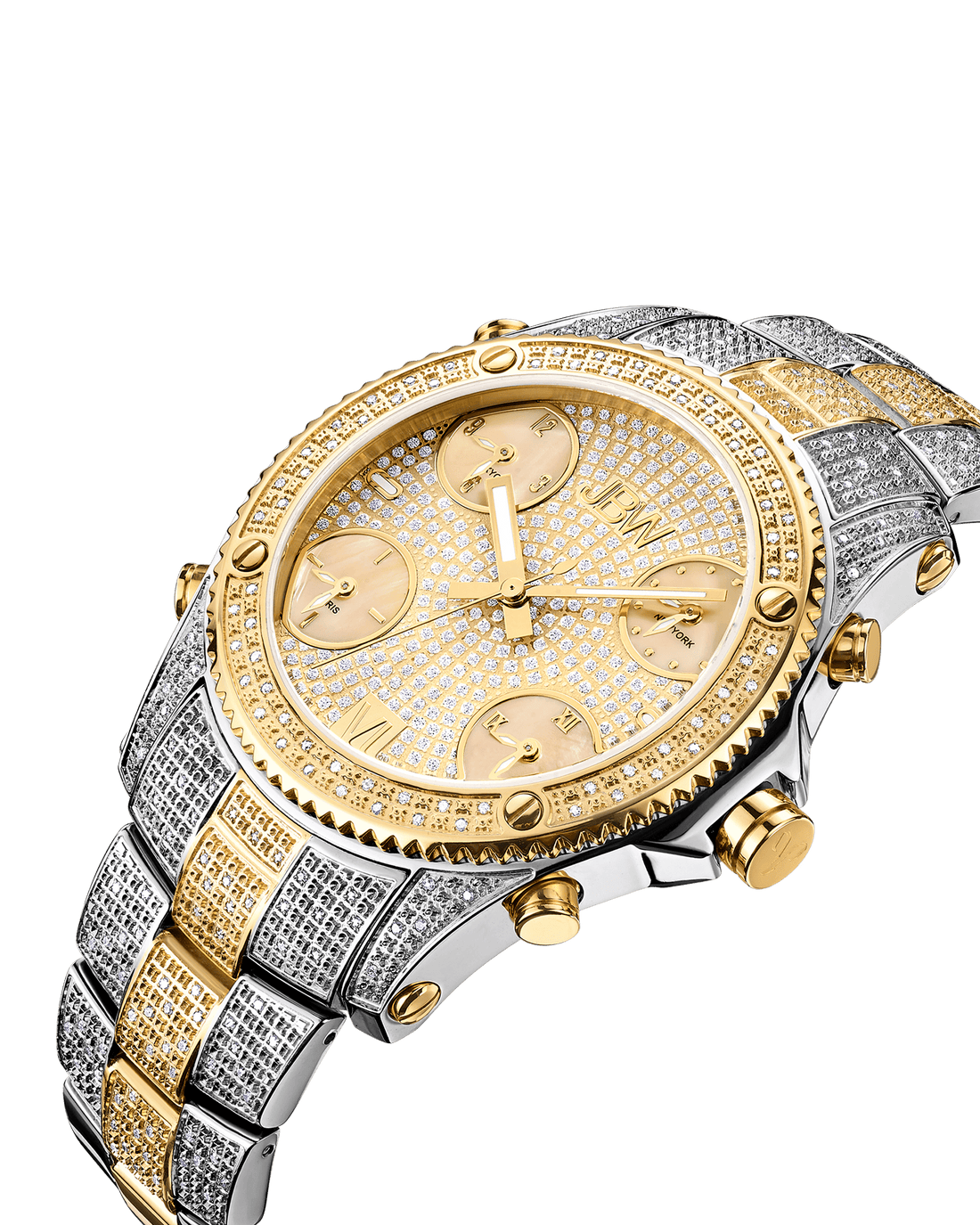 g1540 スワロフスキー エターナル 腕時計 ラインストーン ゴールド JBW Jet Setter JB-6213-E | Men's Two-Tone Diamond Watch – JBW Watches
