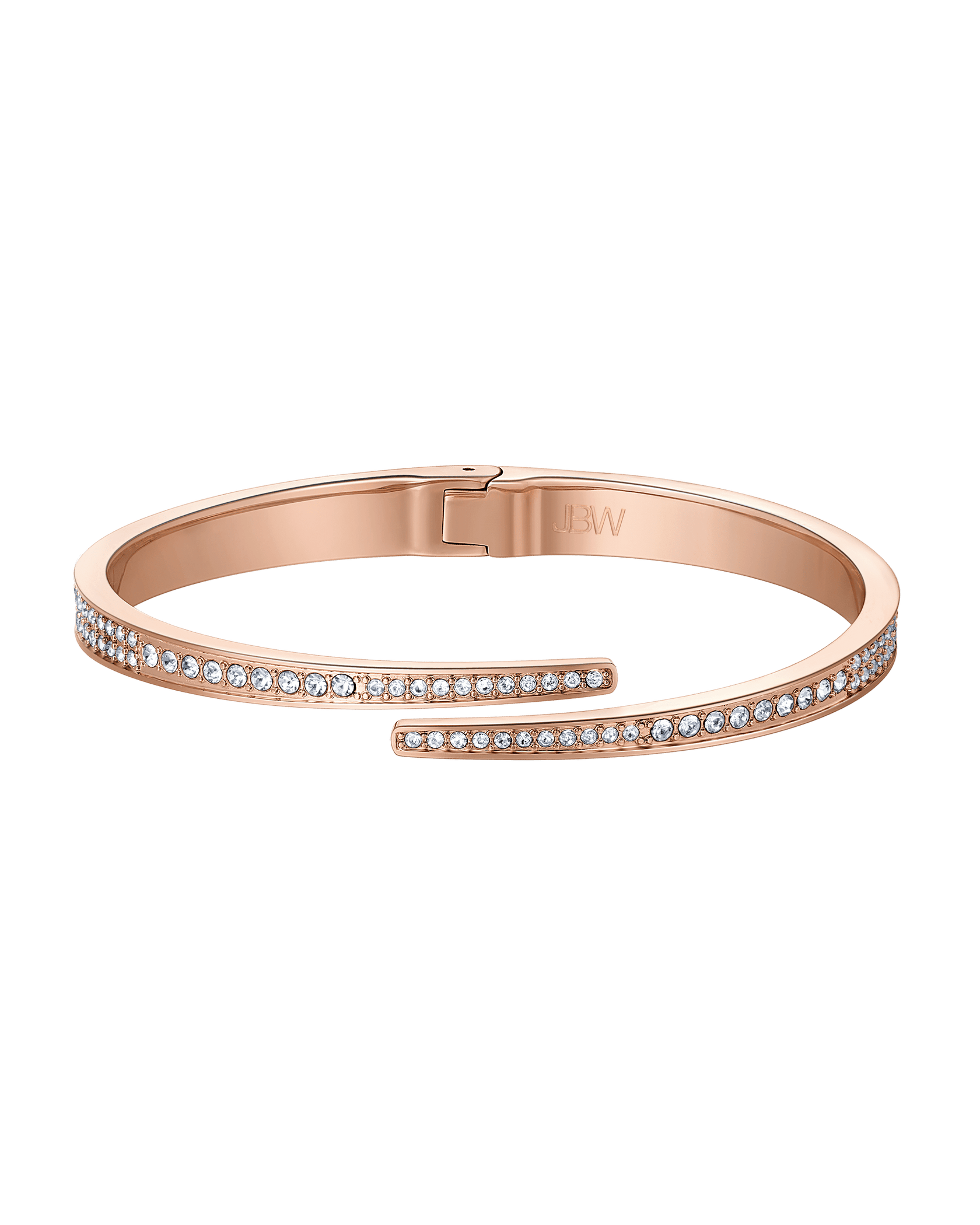 Crystal Pave Bangle - Rose Gold | J1023C