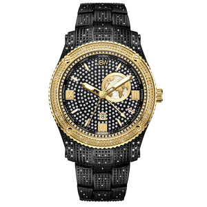 JBW Jet Setter GMT J6370A | Men's Gold Diamond Watch – JBW Watches