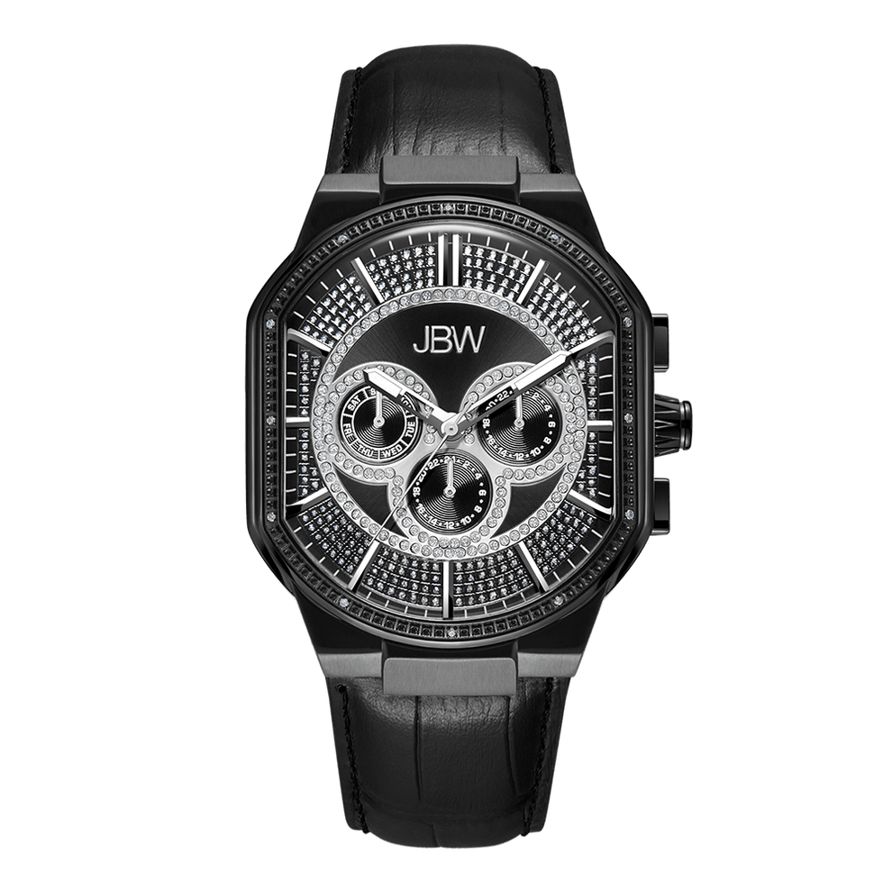 JBW Orion J6342D Men's Black Diamond Watch JBW Watches