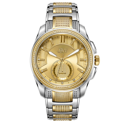 JBW Men s Prince 0.23 ctw Diamond 24 Hour Watch J6371B JBW Watches