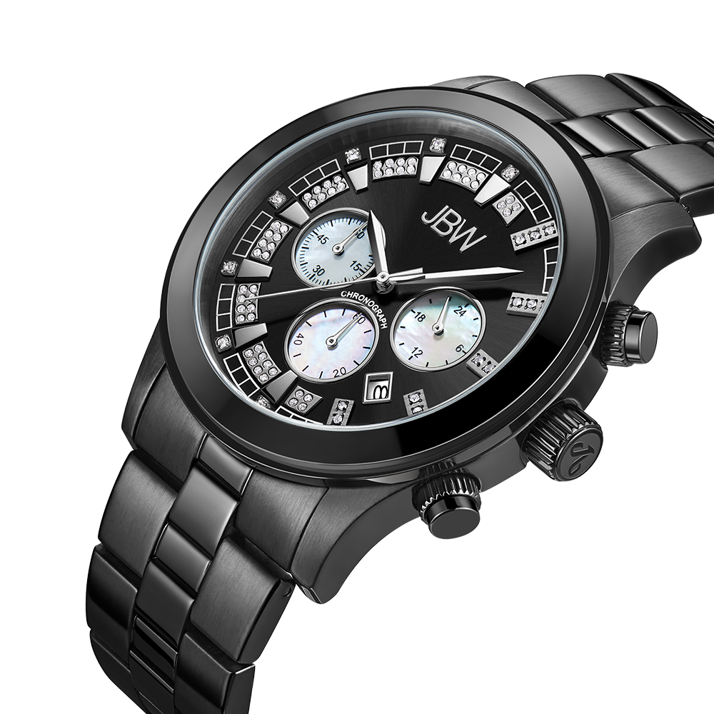 JBW Delano JB 6218 H Men s Black Diamond Watch JBW Watches