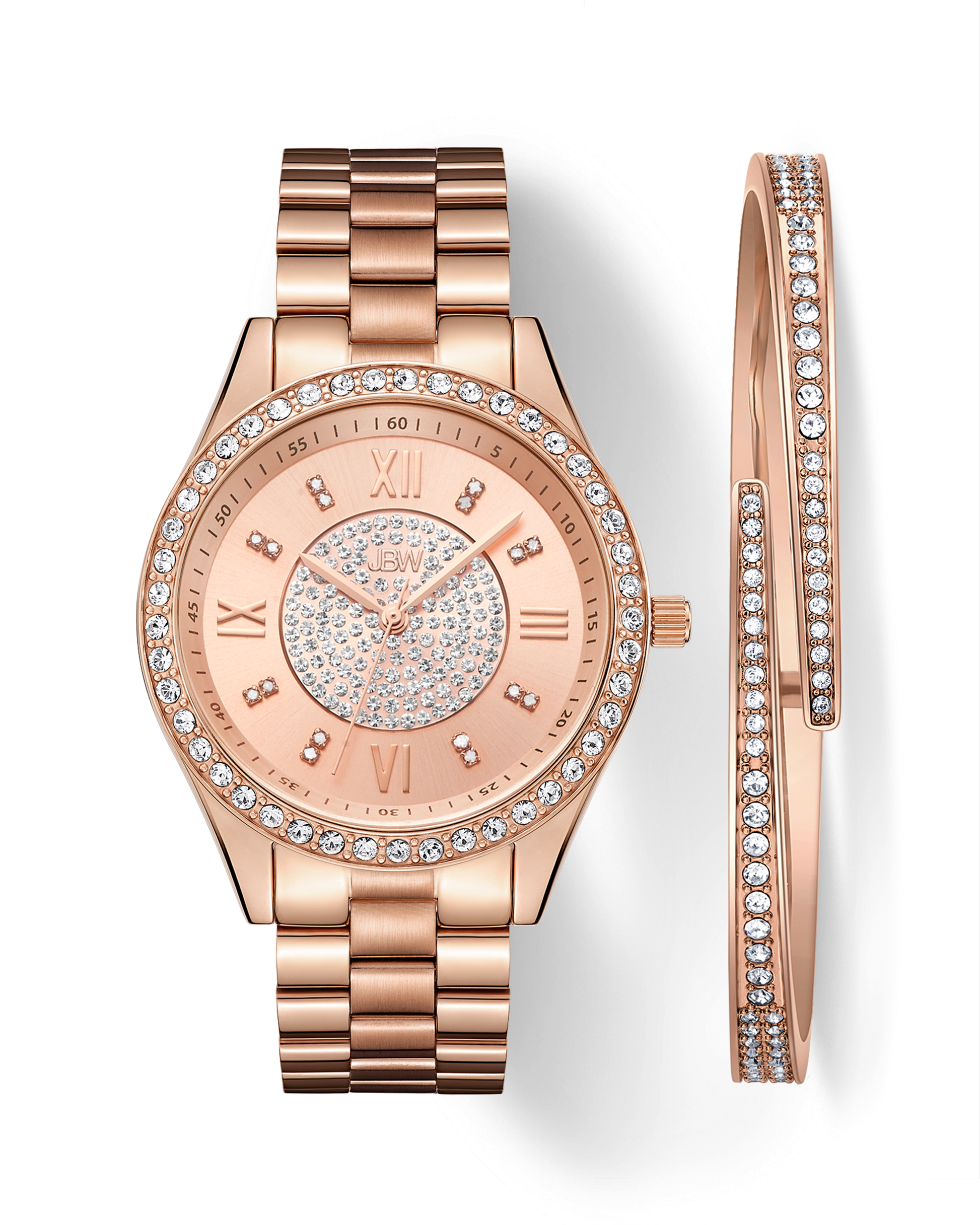 JBW Mondrian Set J6303 SetC Women s Rose Gold Diamond Watch Set JBW Watches