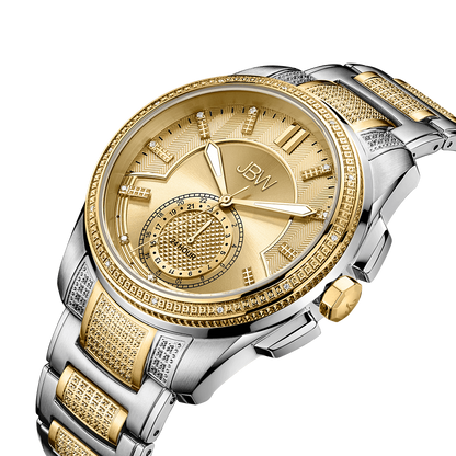 JBW Men s Prince 0.23 ctw Diamond 24 Hour Watch J6371B JBW Watches