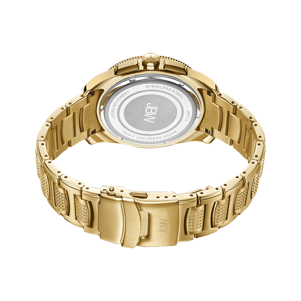 JBW Men s Prince 0.23 ctw Diamond 24 Hour Watch J6371A JBW Watches