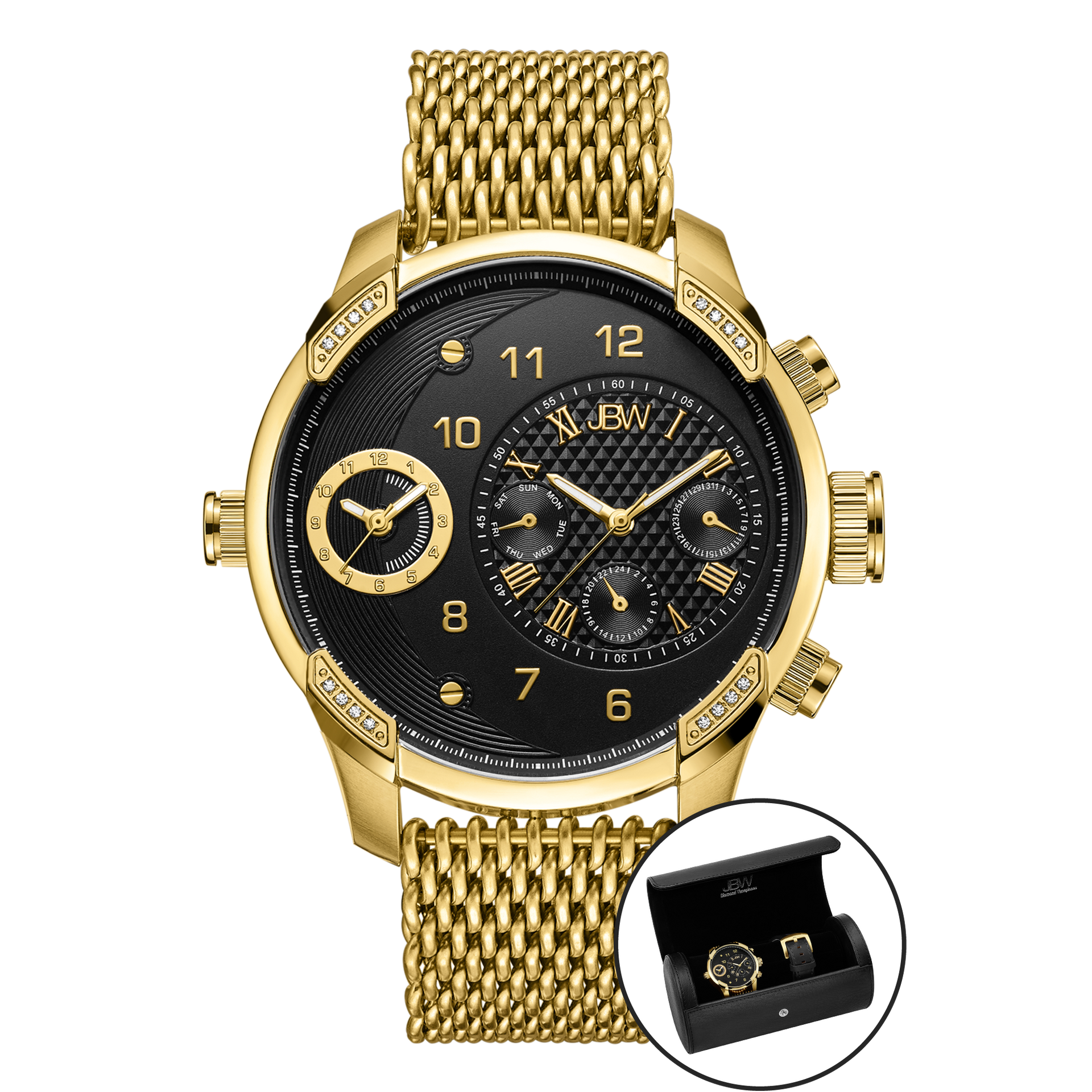 Jbw men's g3 diamond & crystal watch best sale
