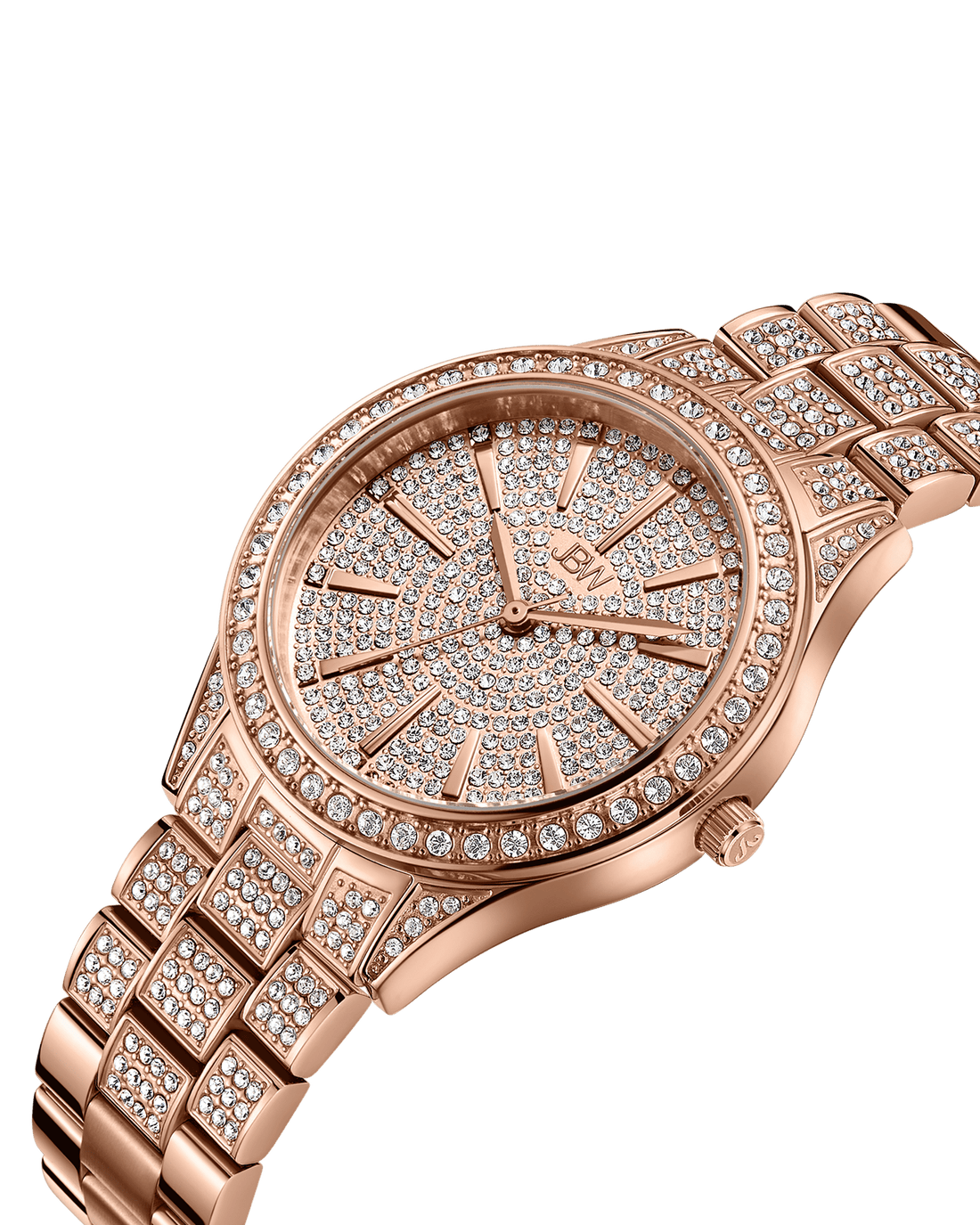 Rose gold watch with numbers online