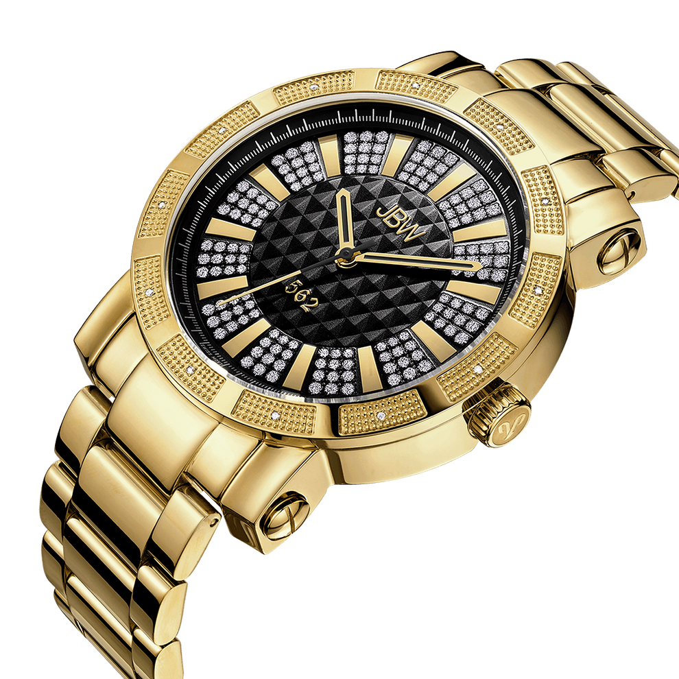 JBW 562 JB6225C Men's Gold Diamond Watch JBW Watches