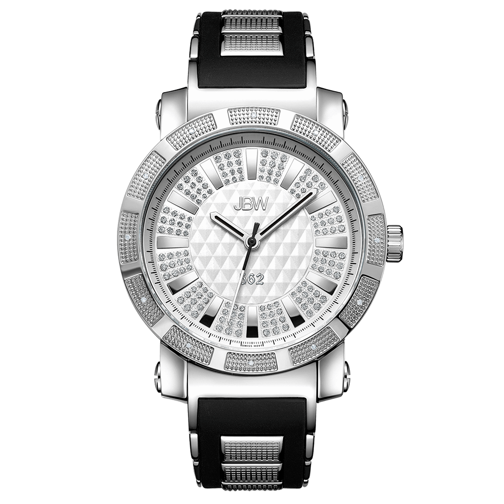 jbw-562-jb-6225-i-stainless-steel-black-silicone-diamond-watch-front