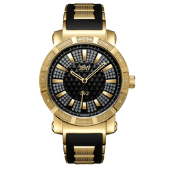 JBW 562 JB-6225-J | Men's Gold Diamond Watch With Black Strap – JBW Watches