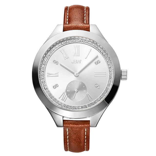 jbw-aria-j6309c-stainless-steel-brown-leather-diamond-watch-front