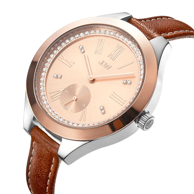 jbw-aria-j6309d-two-tone-stainless-steel-rosegold-brown-leather-diamond-watch-front