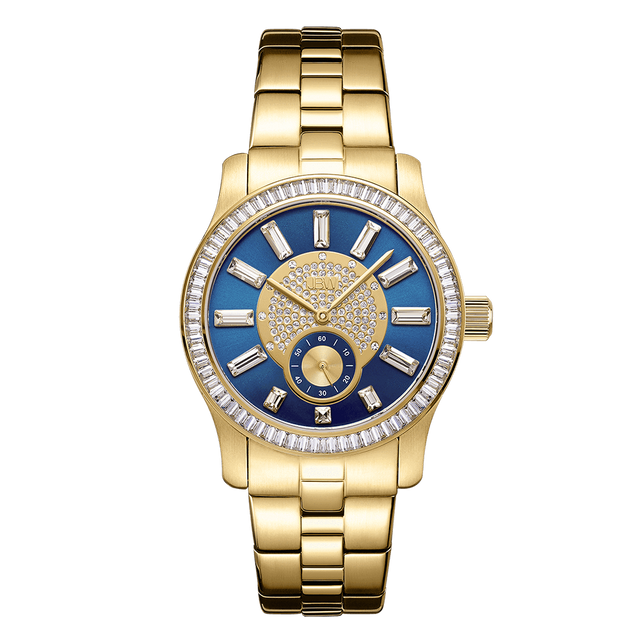 jbw-celine-j6349b-gold-blue-diamond-watch-front