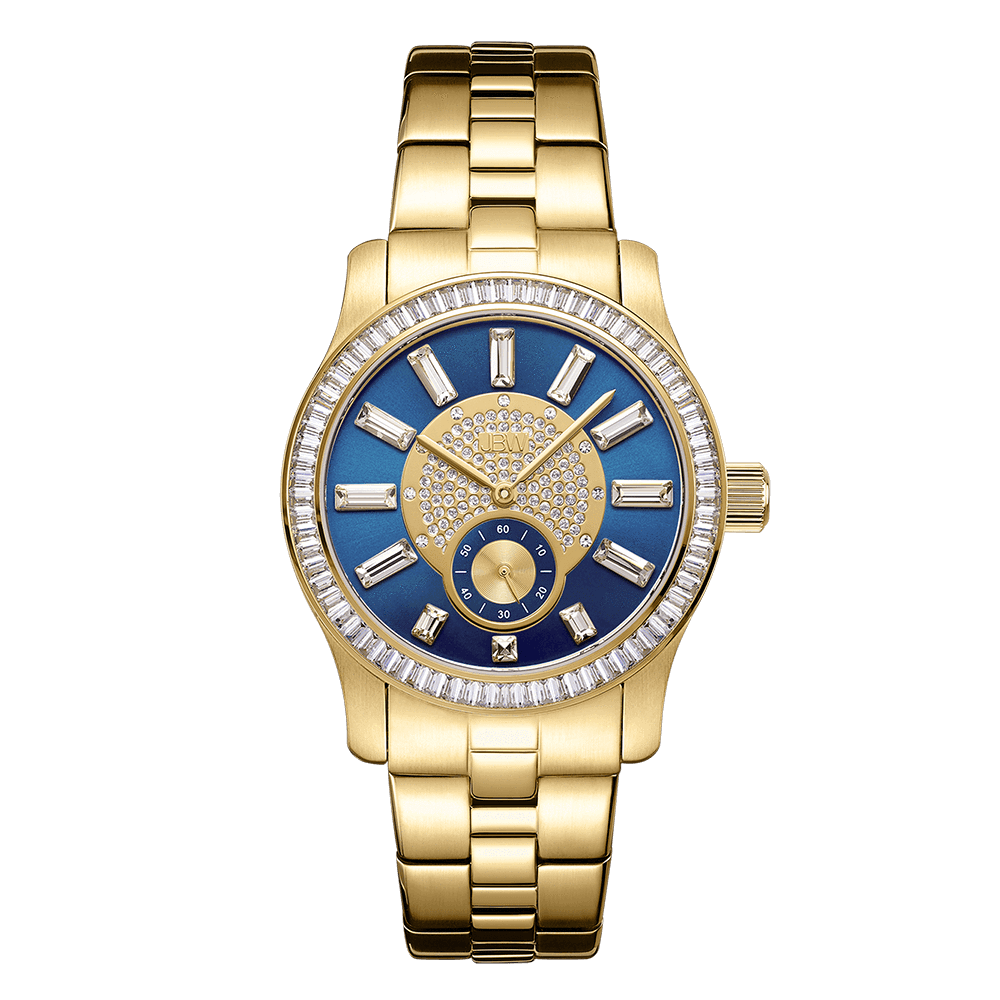 jbw-celine-j6349b-gold-blue-diamond-watch-front