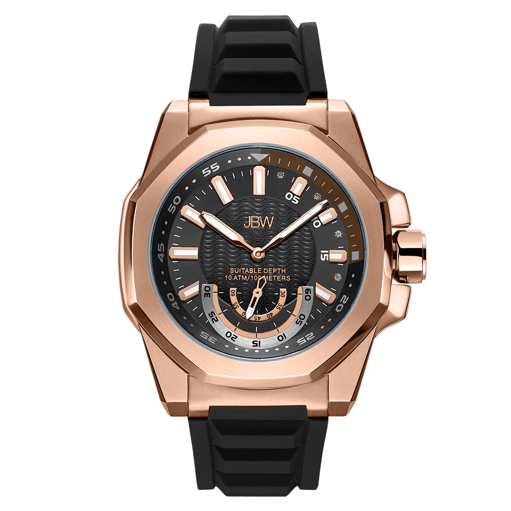 jbw-delmare-j6359b-rose-gold-black-silicone-diamond-watch-front