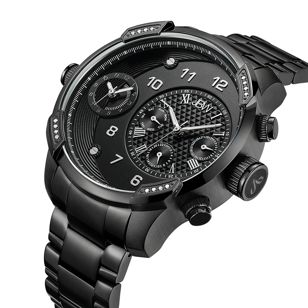 JBW G3 J6344D Men s Black Swiss Diamond Watch JBW Watches