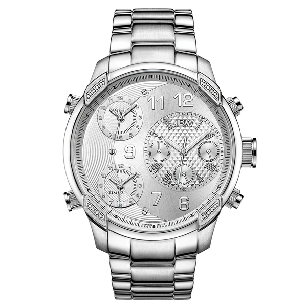 JBW G4 J6248N Men s Stainless Steel Diamond Watch JBW Watches