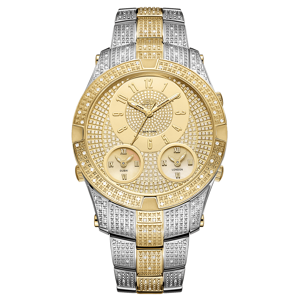 jbw-jet-setter-III-j6348c-two-tone-stainless-steel-gold-diamond-watch-front