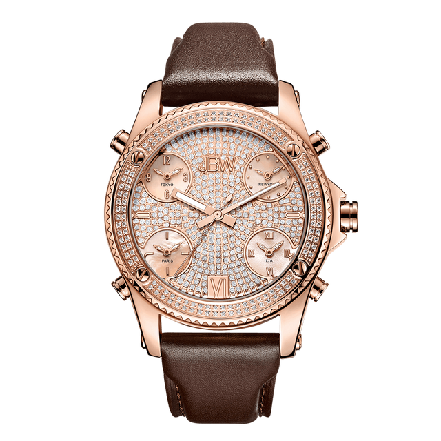 jbw-jetsetter-j6354c-rose-gold-brown-leather-diamond-watch-front