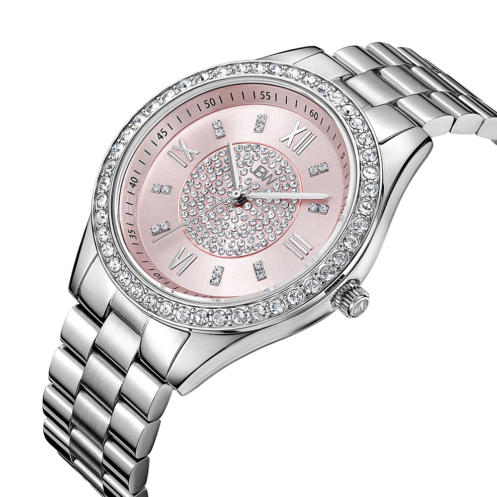 JBW Mondrian J6303F Women's Stainless Steel Diamond Watch JBW Watches