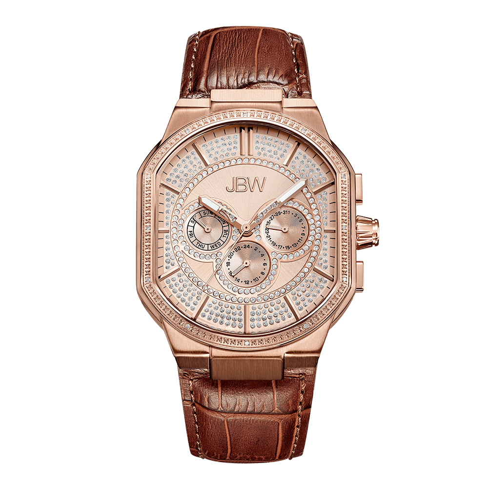 jbw-orion-j6342c-rosegold-brown-leather-diamond-watch-front