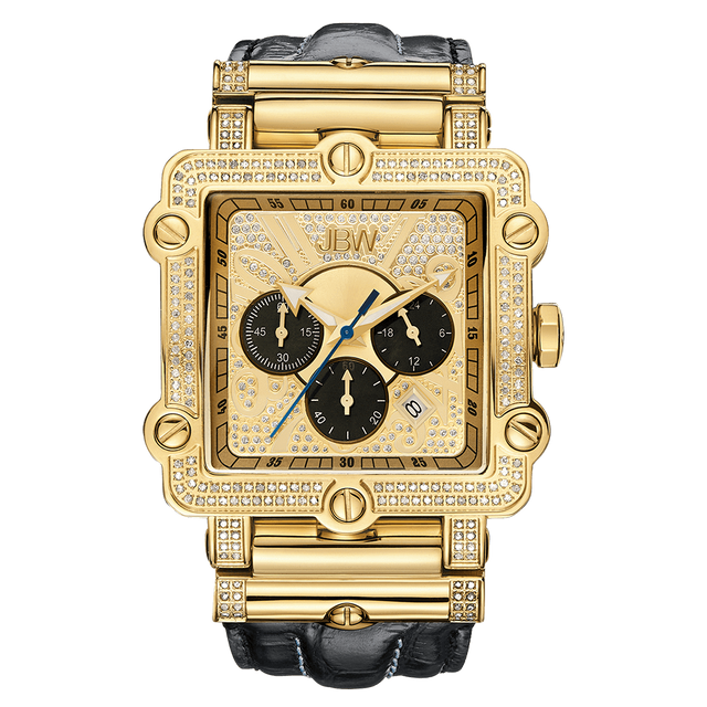 jbw-phantom-jb-6215-238-g-gold-black-leather-diamond-watch-front