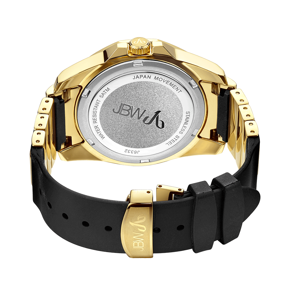 jbw-regal-j6332a-gold-black-silicone-diamond-watch-back