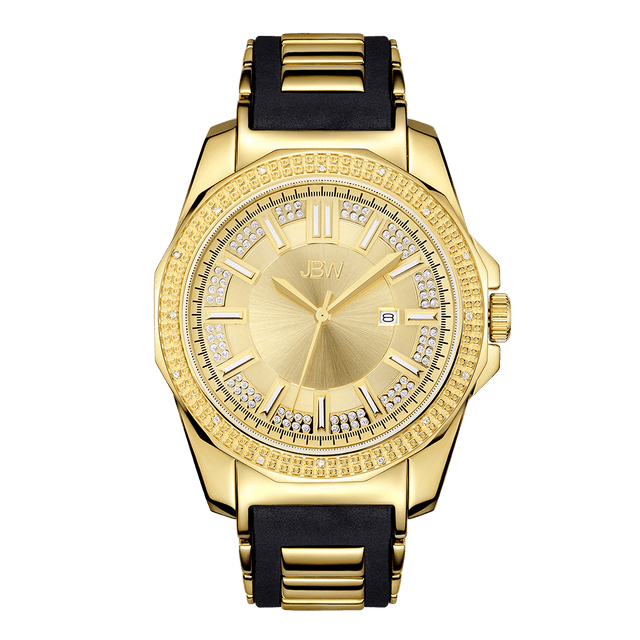 jbw-regal-j6332a-gold-black-silicone-diamond-watch-front
