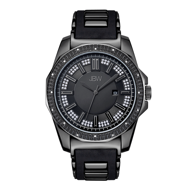 jbw-regal-j6332b-gunmetal-black-silicone-diamond-watch-front