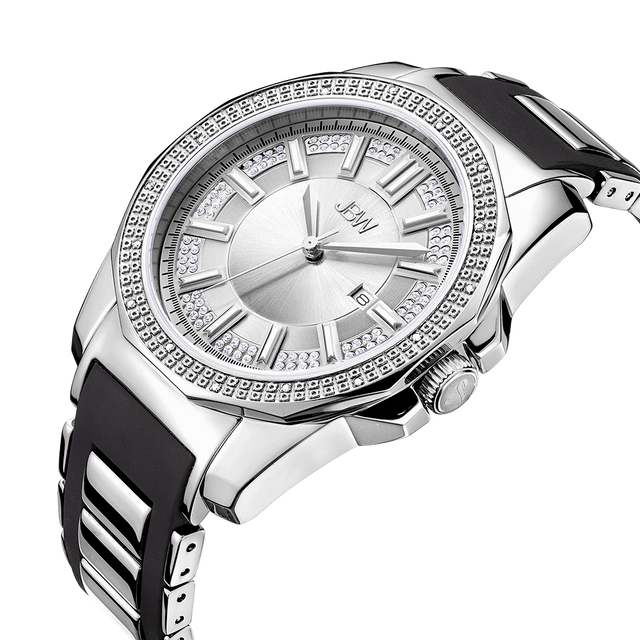 jbw-regal-j6332c-stainless-steel-black-silicone-diamond-watch-front