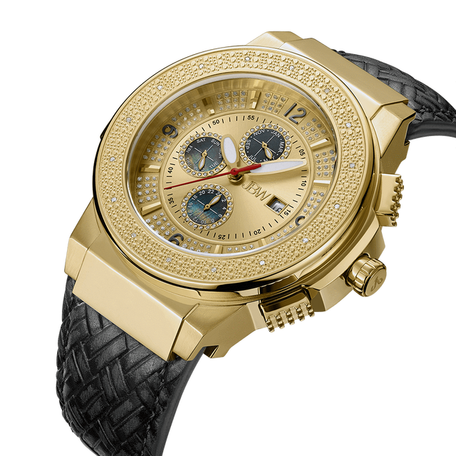 jbw-saxon-jb-6101l-d-gold-black-leather-diamond-watch-front