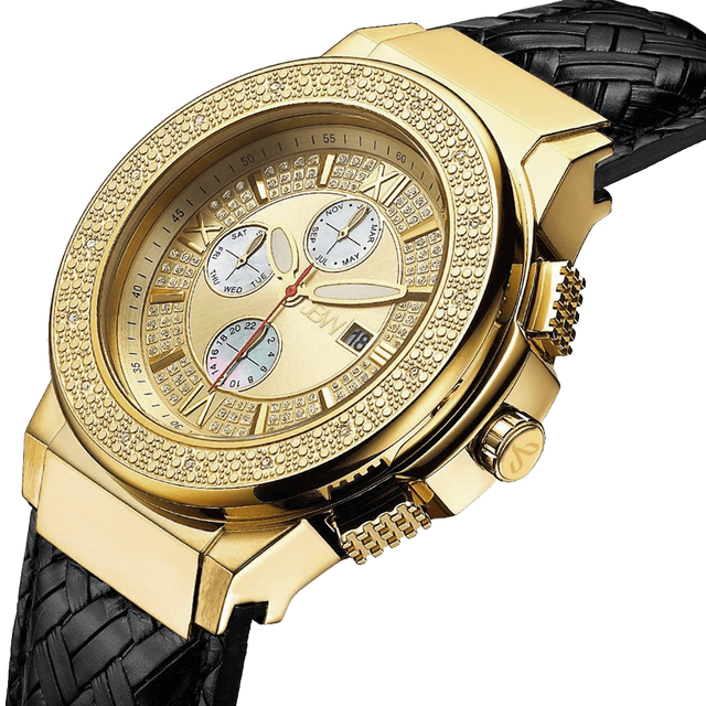 jbw-saxon-jb-6101l-j-gold-black-leather-diamond-watch-front