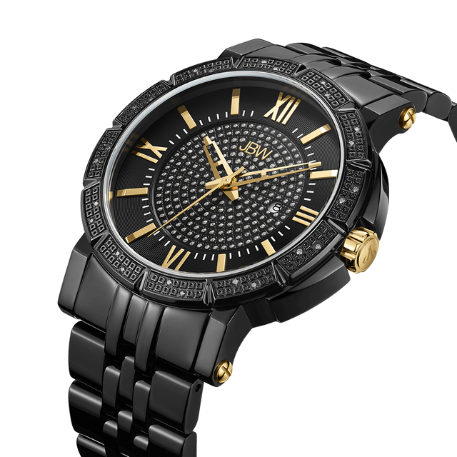 jbw-vault-j6343e-two-tone-black-gold-diamond-watch-front