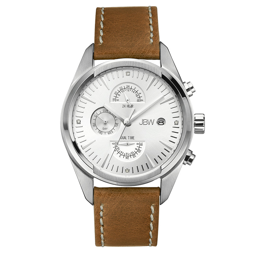 jbw-woodall-j6300b-stainless-steel-brown-leather-diamond-watch-front